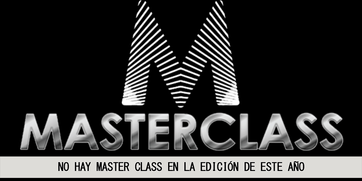 no hay masterclass en la edicion de este año